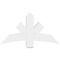 Ekena Millwork Alberta Architectural Grade PVC Gable Bracket, 48"W x 26"H x 6"D x 6"F, 13/12 Pitch GBP048X26X0606ALB00 - alternate 3